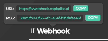 Adding a TradingView webhook to Metacotradingtech trading automation platform