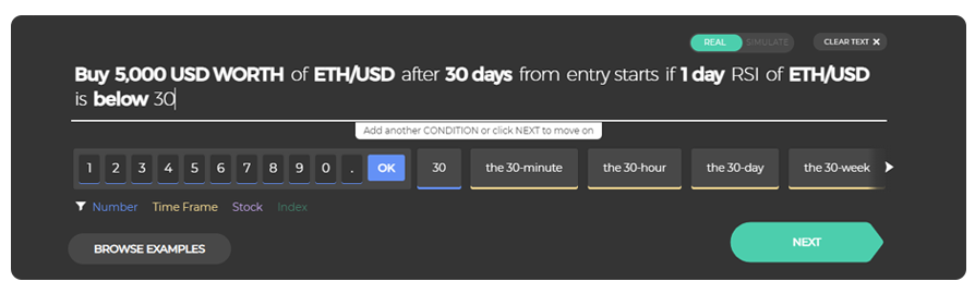 Advanced DCA bots, combined with additional conditions